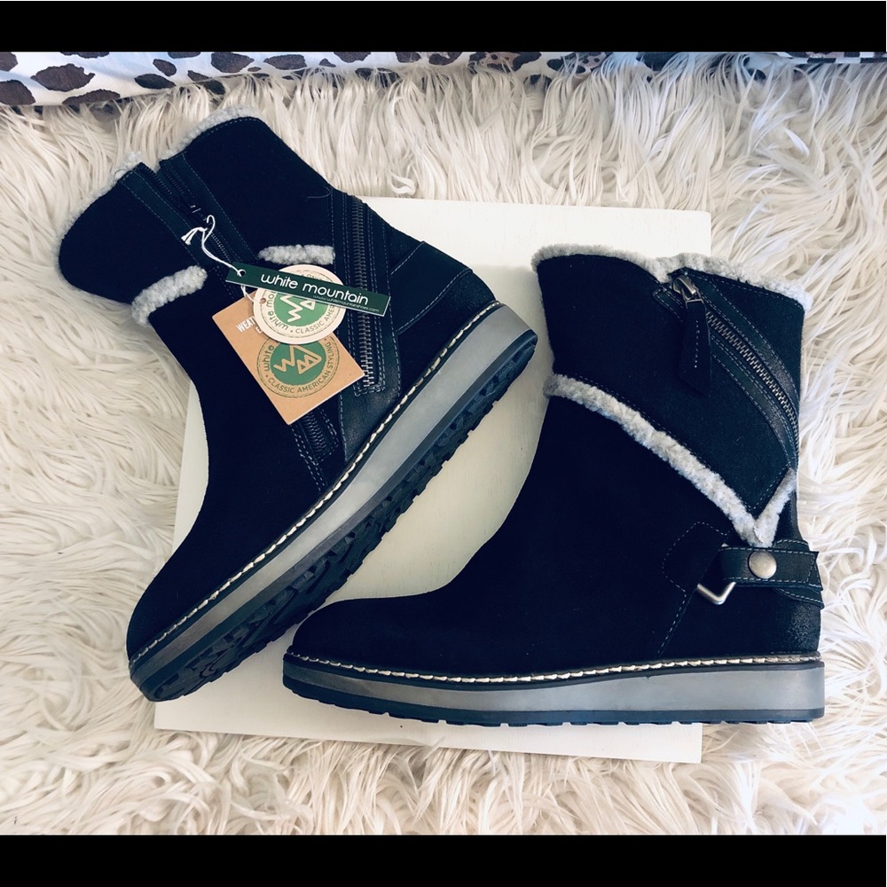 White Mountain Teague Suede Winter Boot